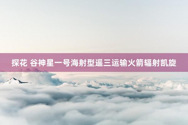 探花 谷神星一号海射型遥三运输火箭辐射凯旋