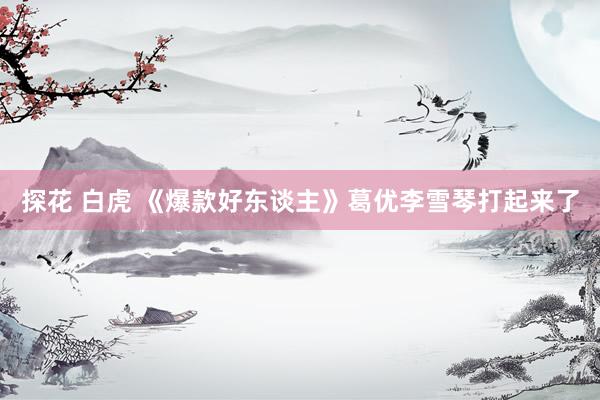 探花 白虎 《爆款好东谈主》葛优李雪琴打起来了